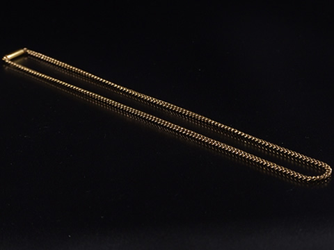 15金ゴールド イギリス製アンティークチェーン（15ct 19世紀半ば ）