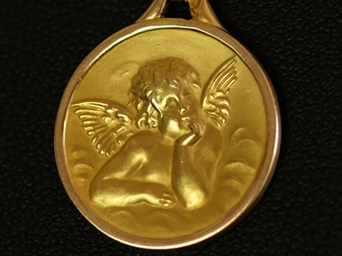 アンティーク天使（エンジェル）ゴールドメダル