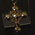 アンティークローズカットダイヤモンド十字架（17-18世紀、南仏ビジュードプロヴァンス）