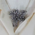 アンティークダイヤモンド胸飾り（ペンダント、19世紀初頭、ワイルドローズ）