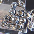 18世紀アンティークダイヤモンドピアス（葡萄、ローズカット、オリジナルボックス付き）