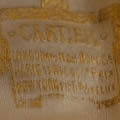 アンティーク　カルティエ　ギロッシェエナメルボタン（Cartier サイン入り 1920年代）