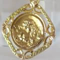アンティークエンジェル（天使）メダル　1928年