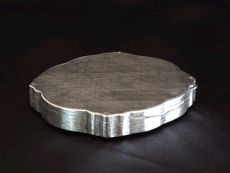 アンティーク銀製パウダーケース（イタリア製エナメル）